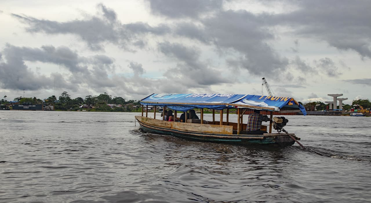 Iquitos City in the Amazon Jungle