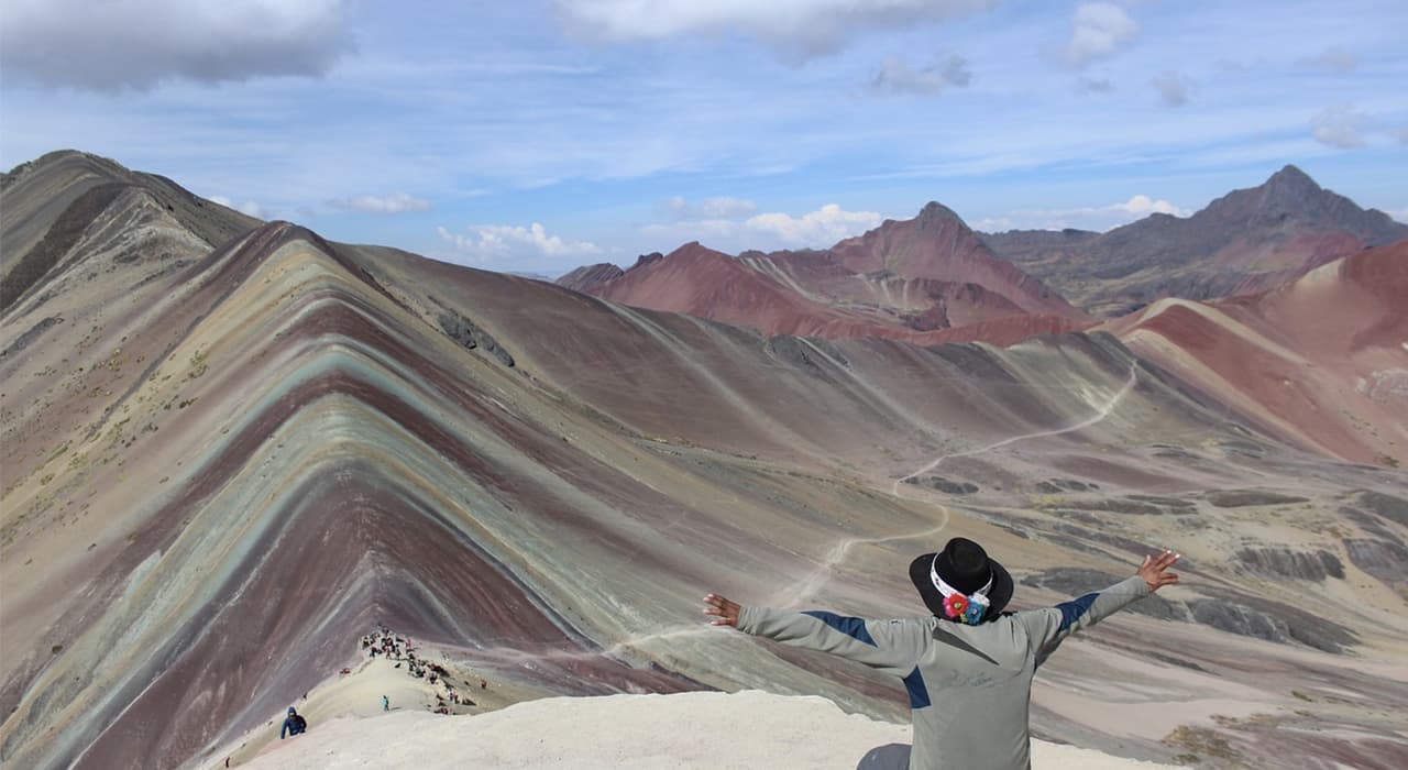 Rainbow Mountains in Peru